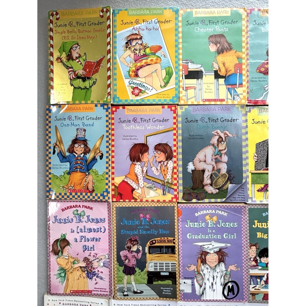 Junie B Jones Book Lot of 22 Barbara Park Childrens Chapter Books Scholastic - Picture 3 of 16